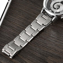 Load image into Gallery viewer, 2017 New Luxury Brand Fashion And Casual Music Note Notation Watch Stainless Steel Wristwatch For Men And Women Silver Watches