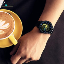 Load image into Gallery viewer, 2018gift Enmex Cool Style Wristwatch Star Orbital Concept Star Vortex The Story Of The Starry Sky Casual Quartz Fashion Watch